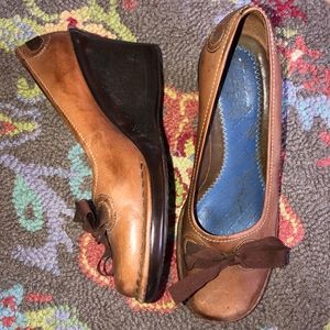 INDIGO 3” wedge /leather/7/exc.condition